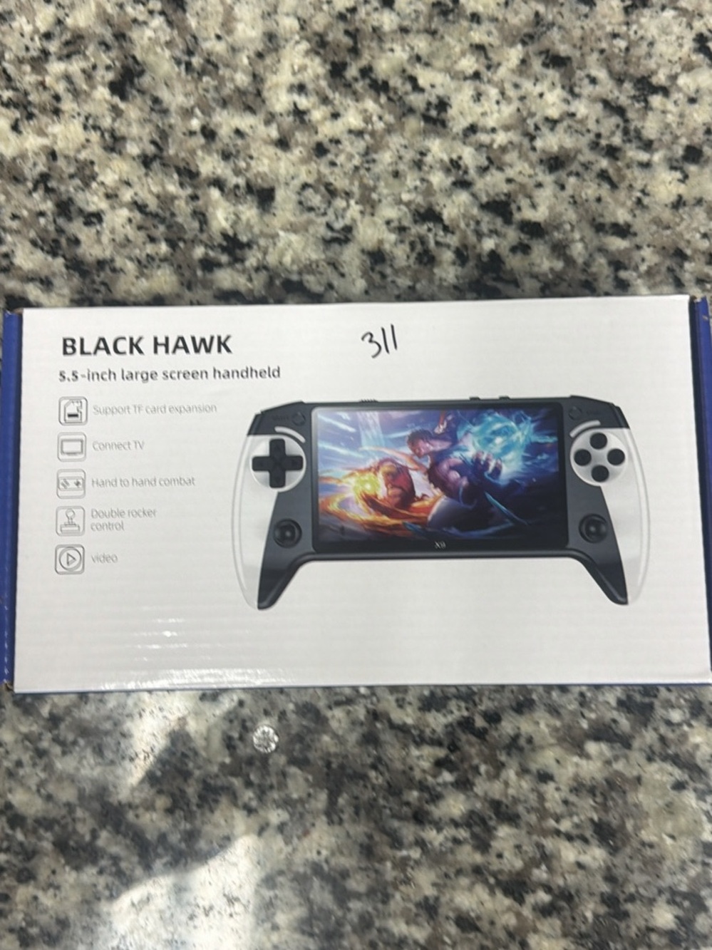 5.5-inch Black Hawk Retro Handheld Gaming Console